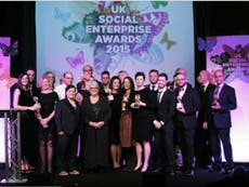 The winners of this year's UK Social Enterprise Reader’s Choice Award