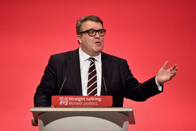 Tom Watson is at odds with Labour leader Jeremy Corbyn over air strikes