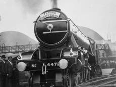 Flying Scotsman tops poll of world’s best-known trains and locomotives
