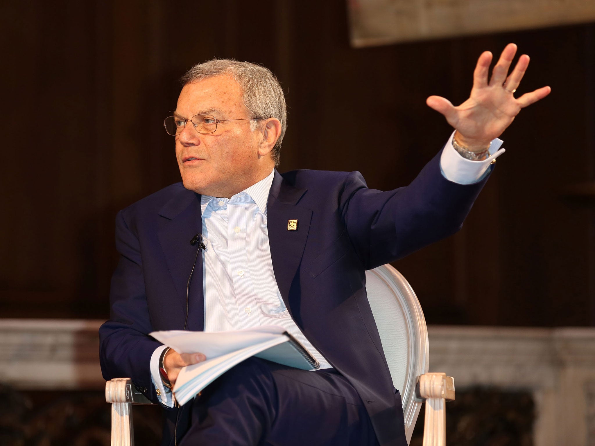 With a £43m annual pay packet, Sir Martin Sorrell is Britain’s top-paid boss
