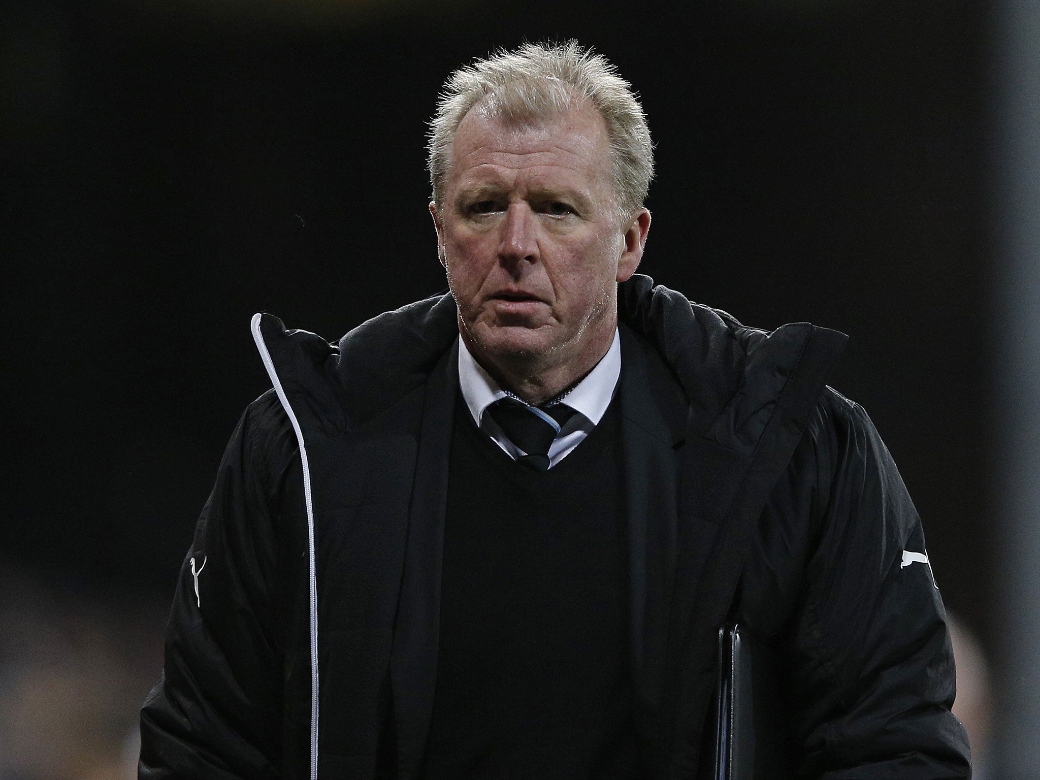 Newcastle United head coach Steve McClaren