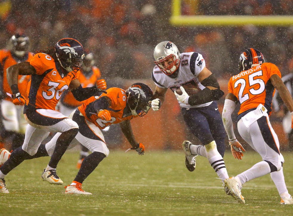 Rob Gronkowski suffered a knee injury in the New England Patriot's loss to the Denver Broncos