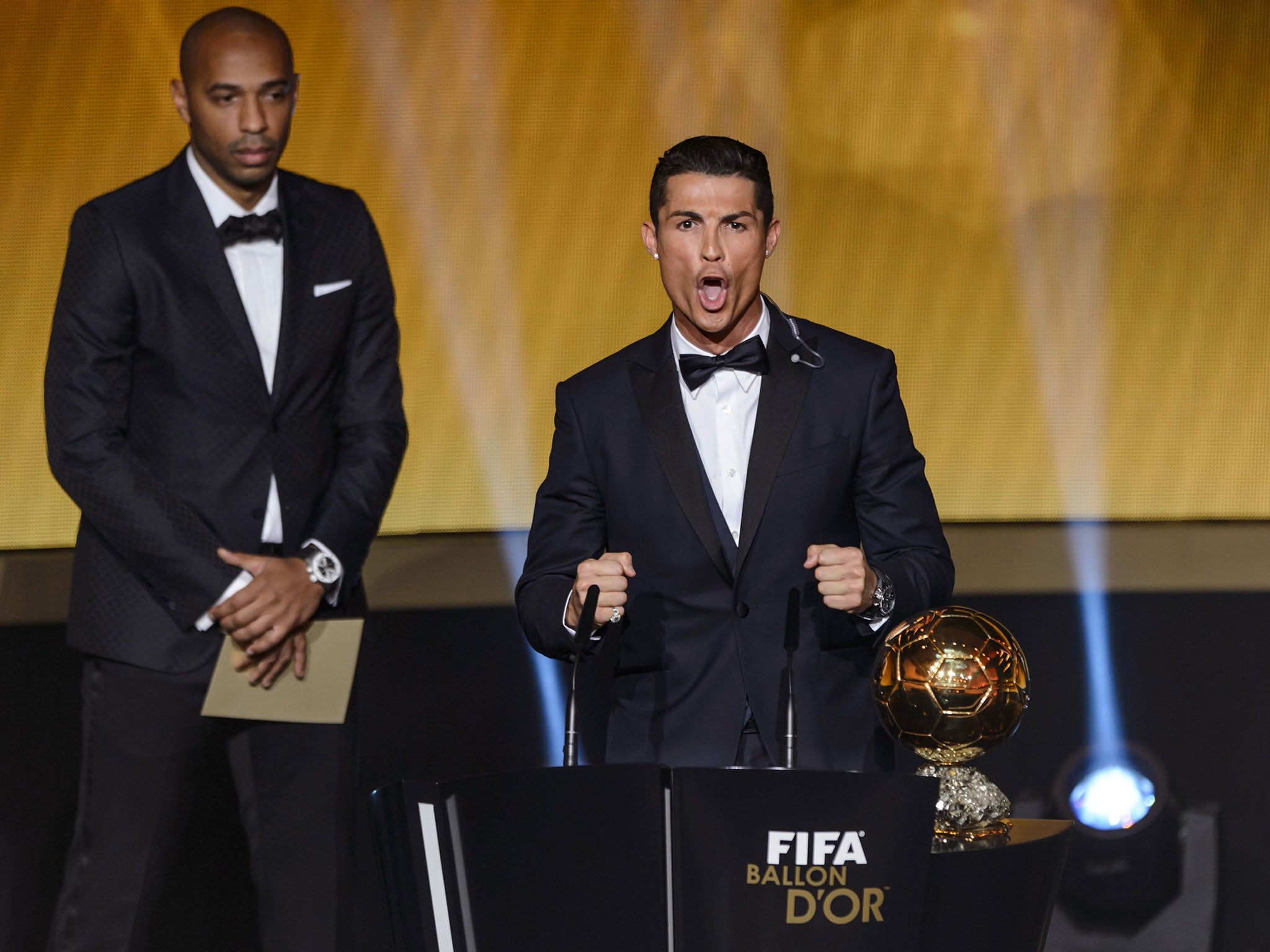 Cristiano Ronaldo retained the Ballon d'Or in 2014