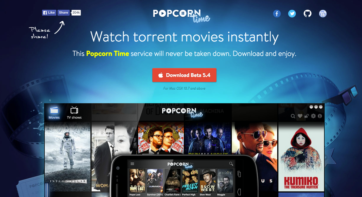 Popcorn Time is back Alternative download rises from the ashes The