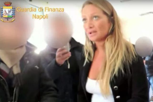 Federica Gagliardi feigns innocence as airport police find 24 kilos of cocaine in her hand luggage