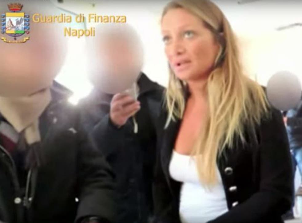 Federica Gagliardi feigns innocence as airport police find 24 kilos of cocaine in her hand luggage