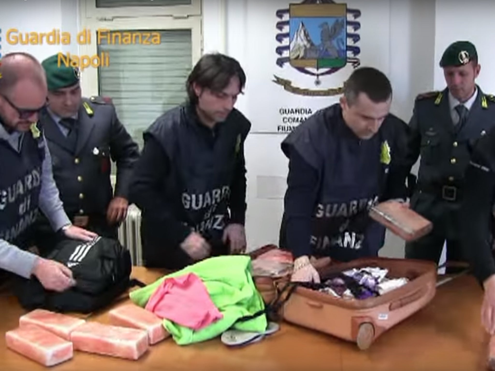 24 kilos of cocaine were found by airport police