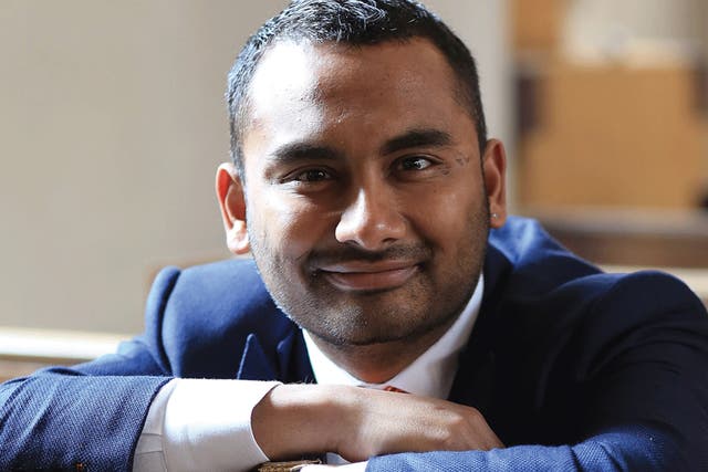 The editor of The Independent, Amol Rajan