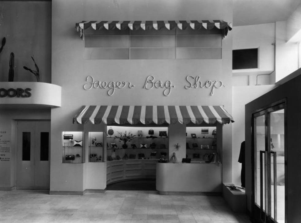 The bag shop in Jaeger’s Regent Street store, which has been open since 1919 but will close next year