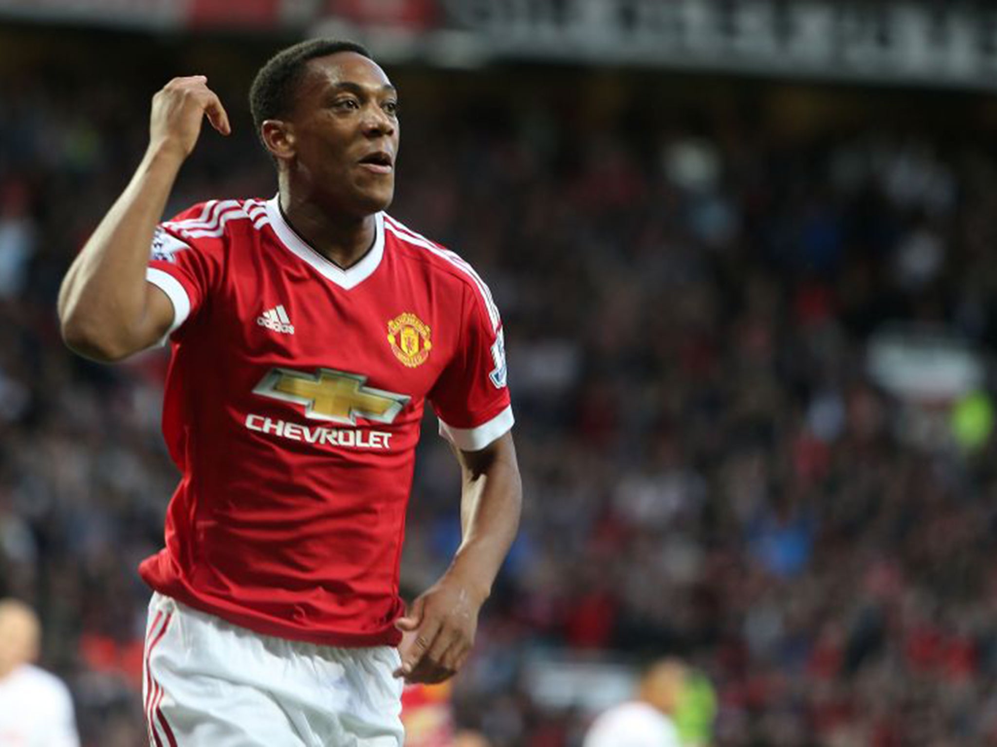 Manchester United’s Anthony Martial, whose side are one of several title contenders