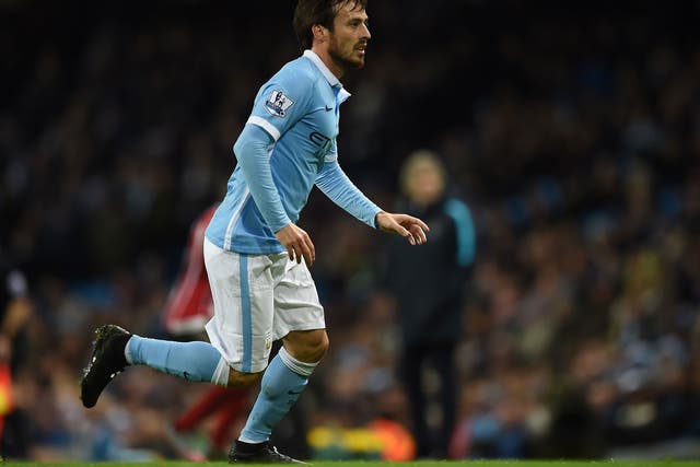 David Silva could return to the Manchester City starting line-up