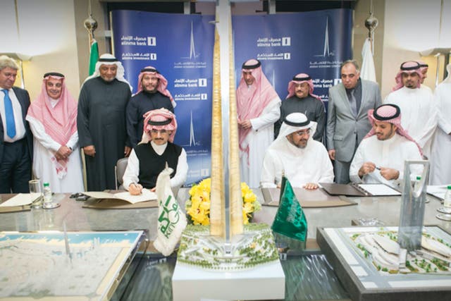 Jeddah Economic Company and Saudi Arabia’s Alinma Investment have signed a deal to initiate SAR8.4 billion fund to finish the Jeddah Tower