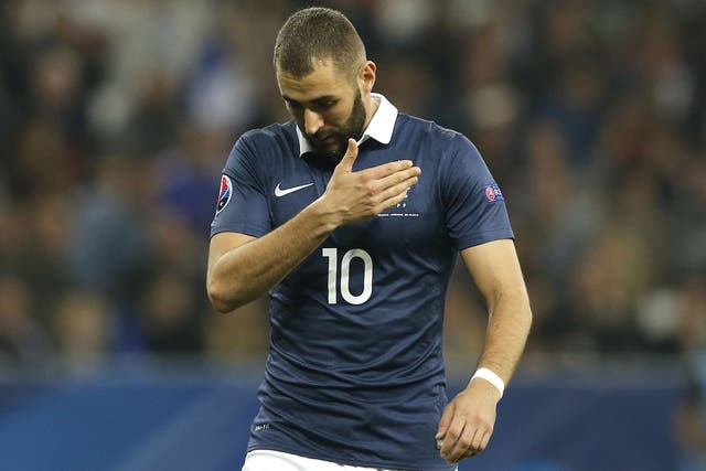 France striker Karim Benzema