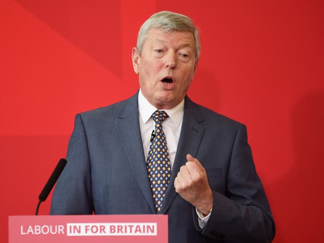 Alan Johnson MP launches the Labour In for Britain Campaign