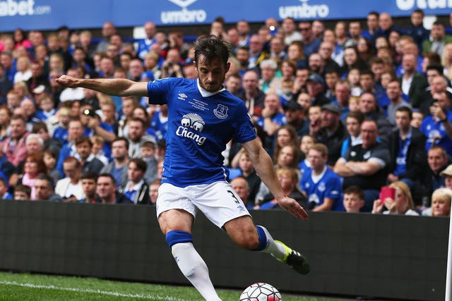 Leighton Baines could return for Everton
