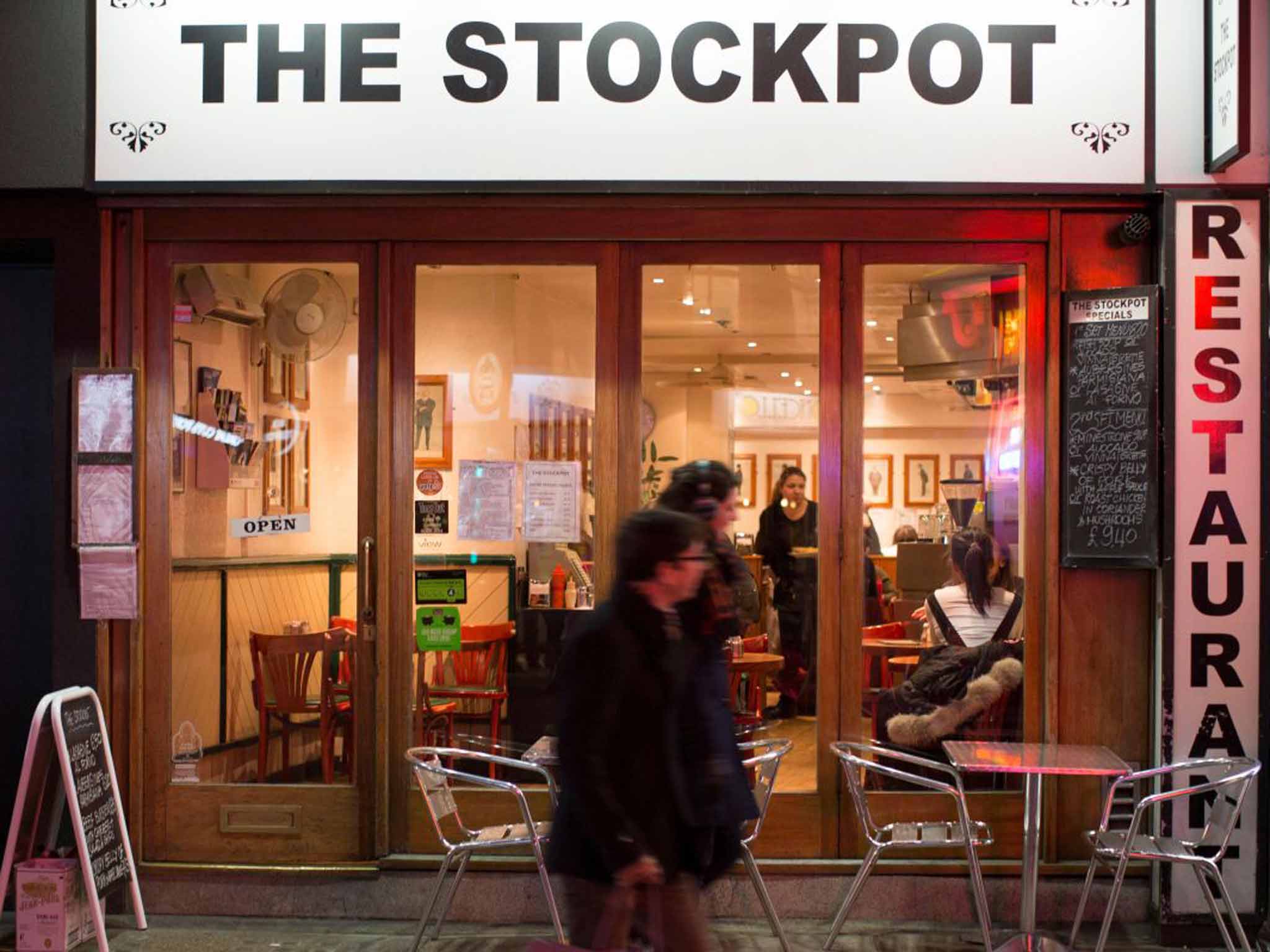 Boiled dry: The Stockpot in Soho, now closed, once brought thrifty diners and underage drinkers together