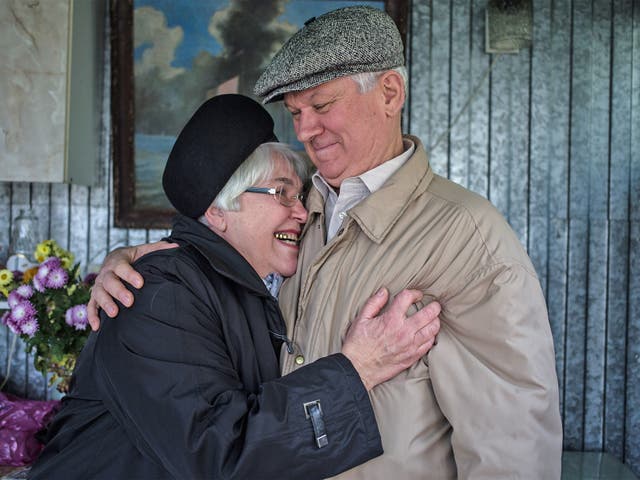 Alexei Koptev, with his wife Lyubov, faces six years in prison after being found guilty of trying to revive the ‘extremist’ Jehovah’s Witnesses in Taganrog