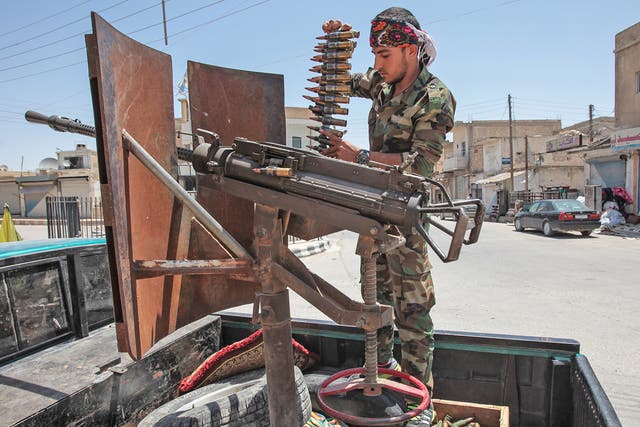 The Americans consider the YPG, pictured, their most combative and valuable ally against Isis