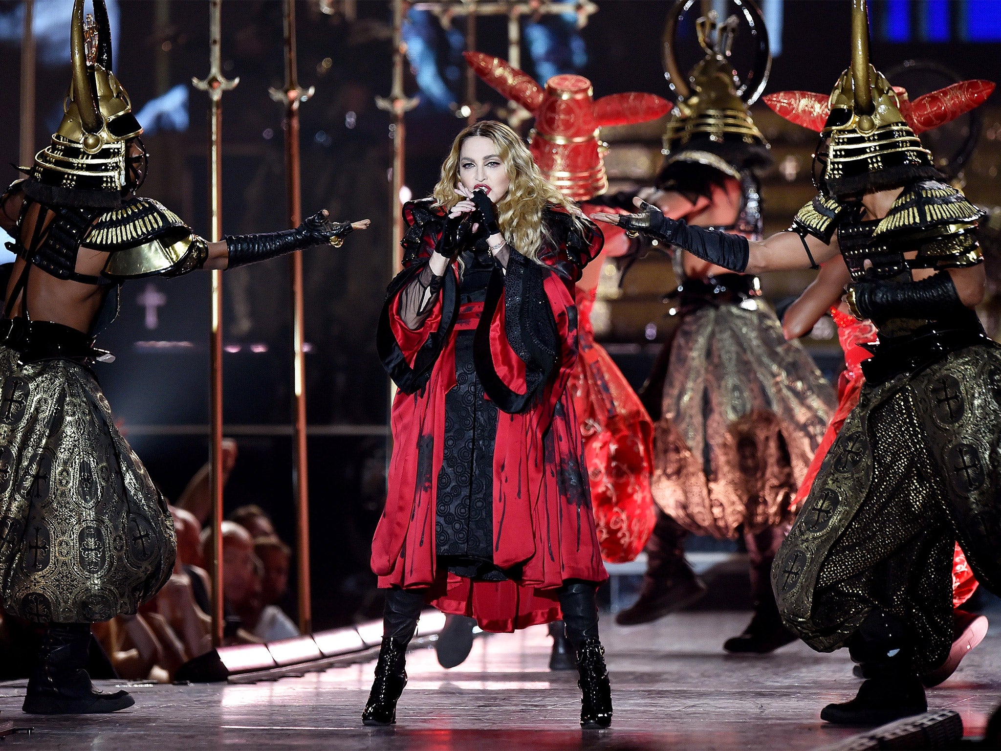 Madonna performs at the O2 as part of her 'Rebel Heart' world tour