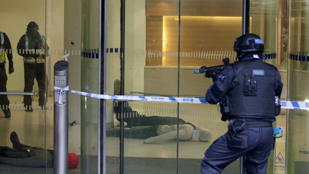 Terror drill in London