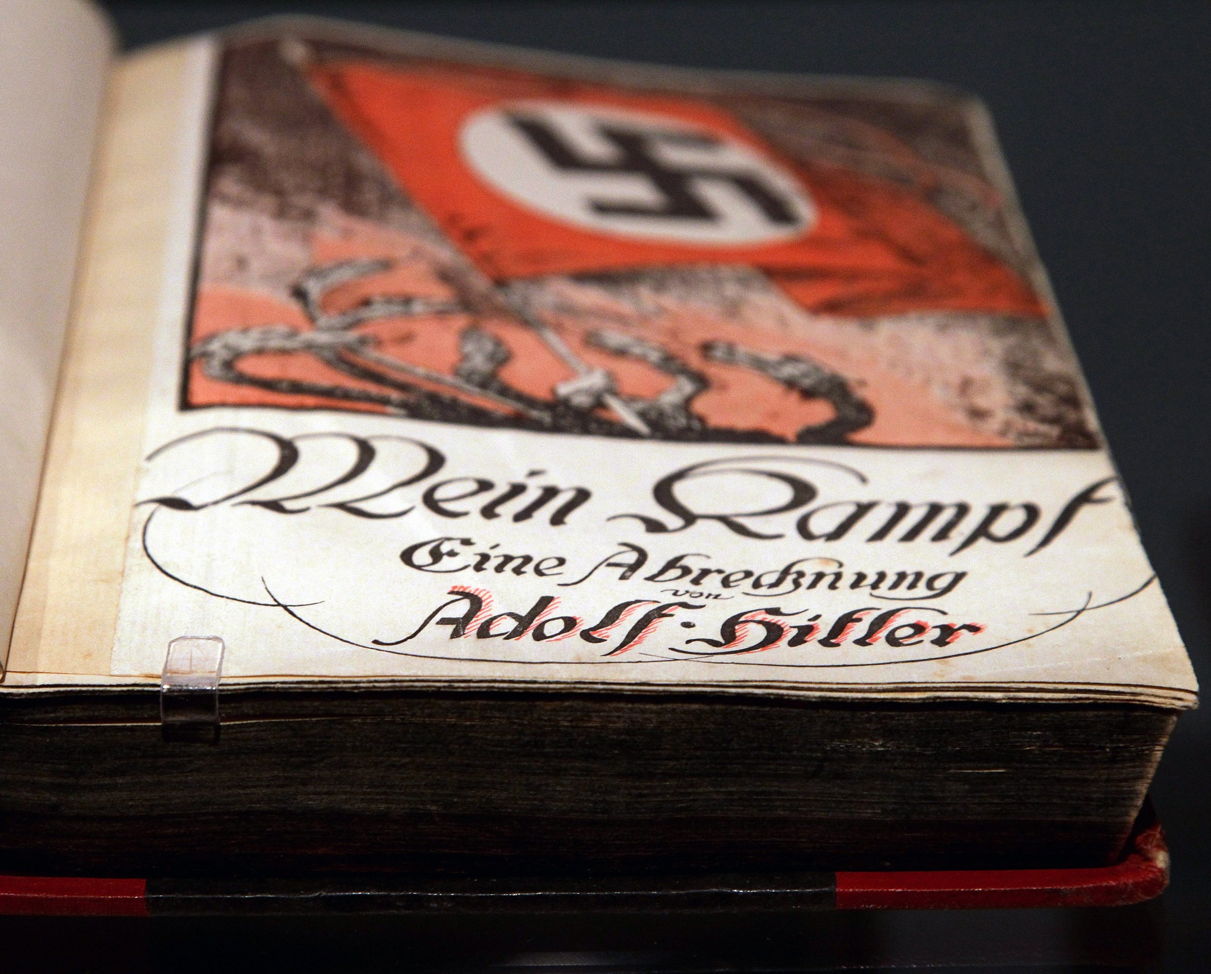 An early edition of Mein Kampf on auction in New York in 2010