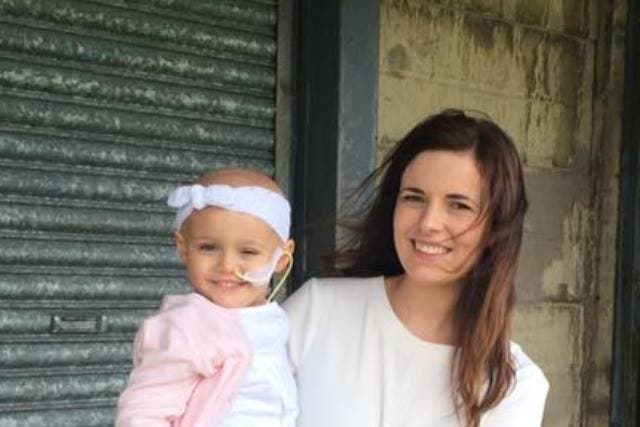 Lynsey McColl with her three-year-old daughter Millie