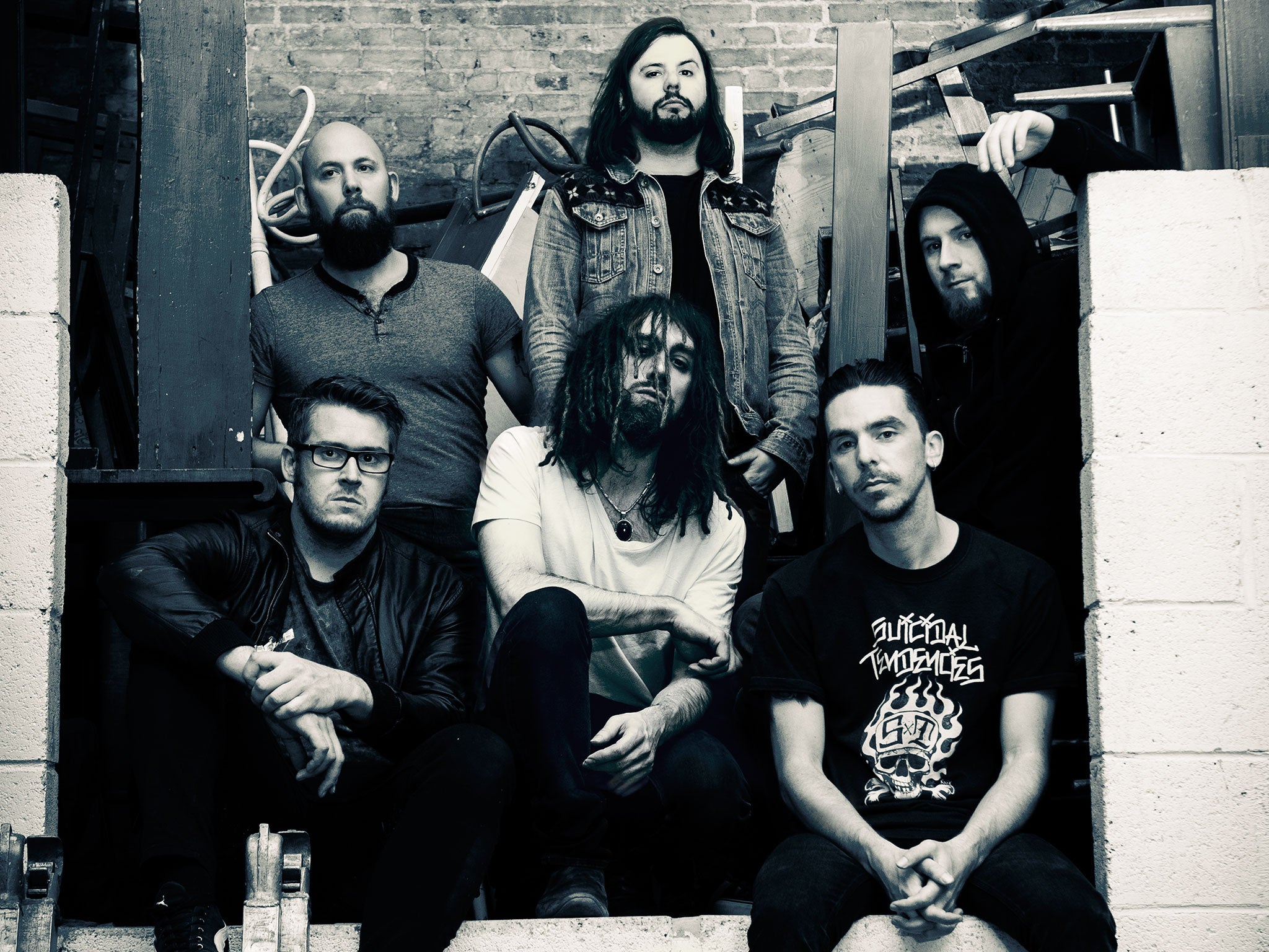 SikTh: Clockwise from top left, Graham 'Pin' Pinney