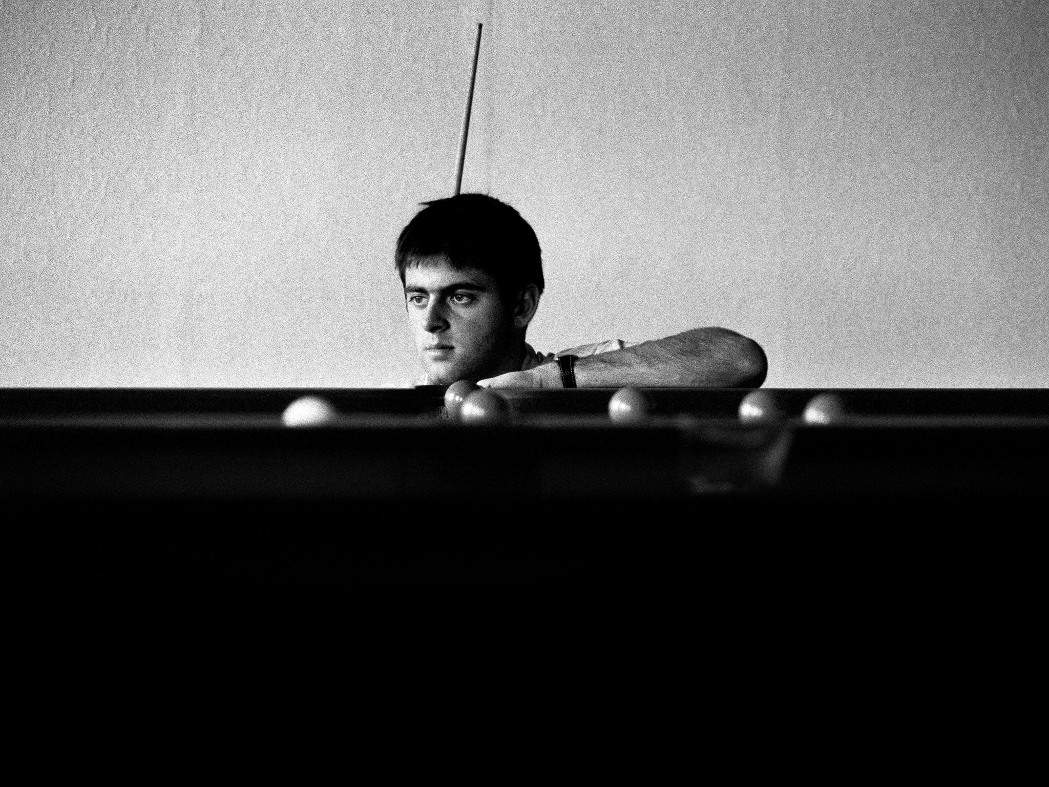 Ronnie O’Sullivan aged 17, the year he became UK champion for the first time