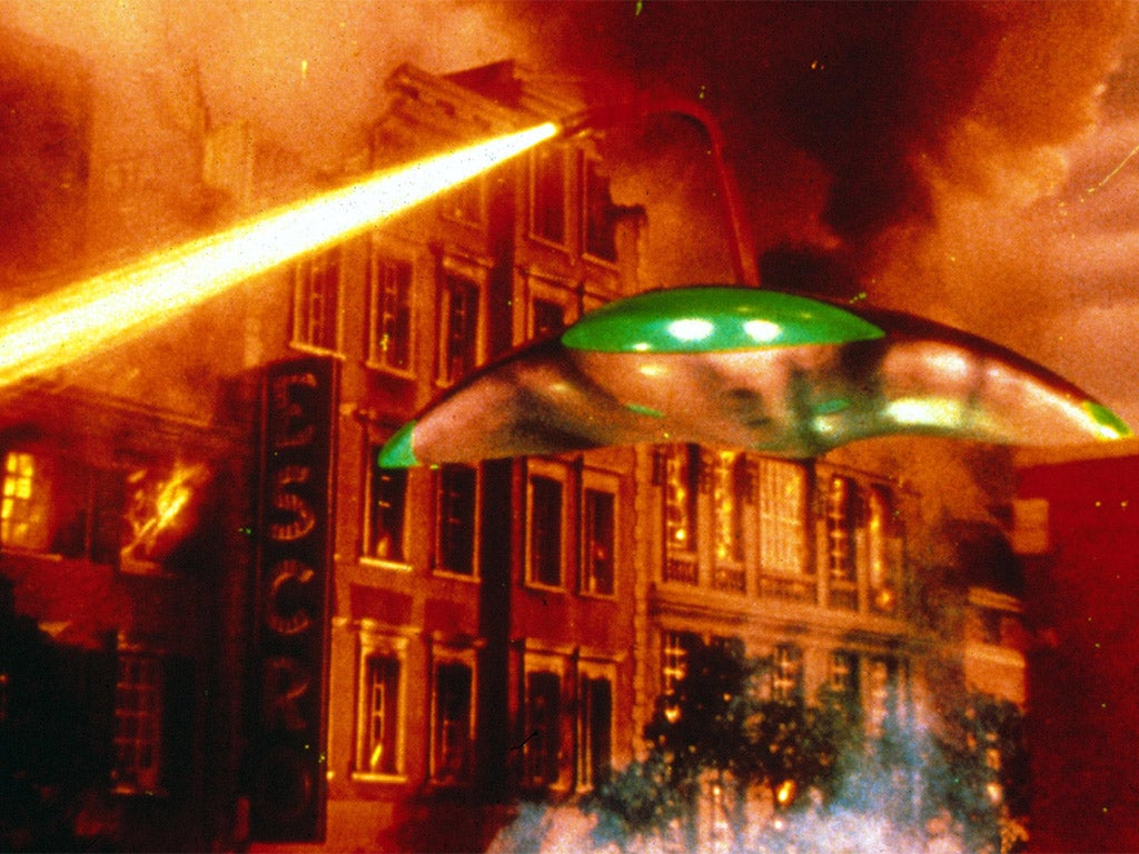 The invading Martians as seen in the 1953 film version of ‘War Of The Worlds’