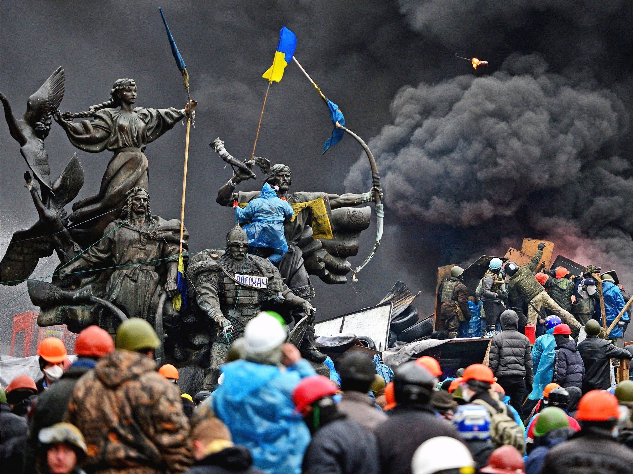 Protests in the Maidan in Kiev in February 2014 led to the ousting of President Yanukovych