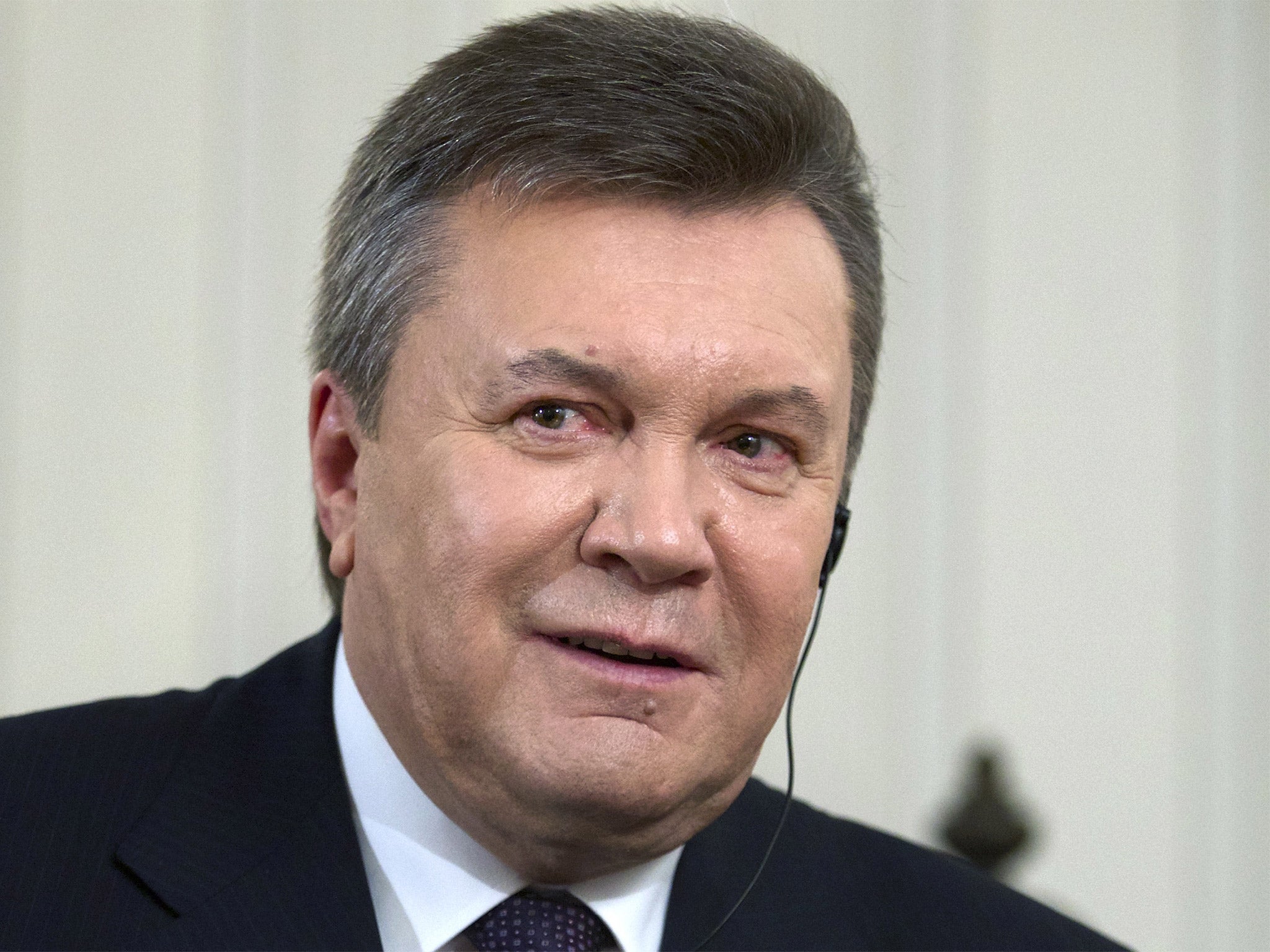 &#13;
Ousted Ukrainian leader Viktor Yanukovych was accused of running a kleptocracy &#13;