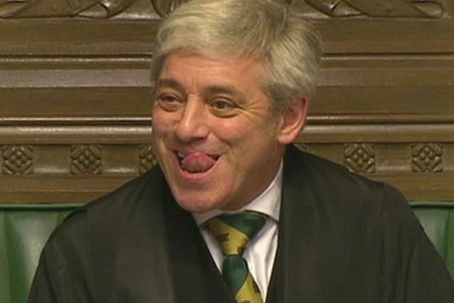 John Bercow's joke was not related to Syria or the vote on air strikes