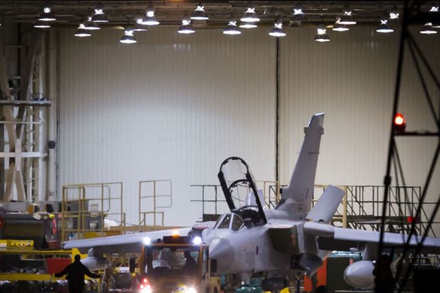 RAF Tornado jets have carried out the first British bombing runs over Syria