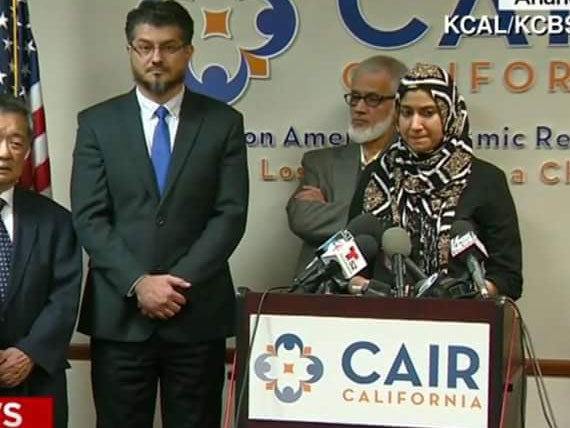 CAIR press conference following mass-shooting on 2 December Facebook