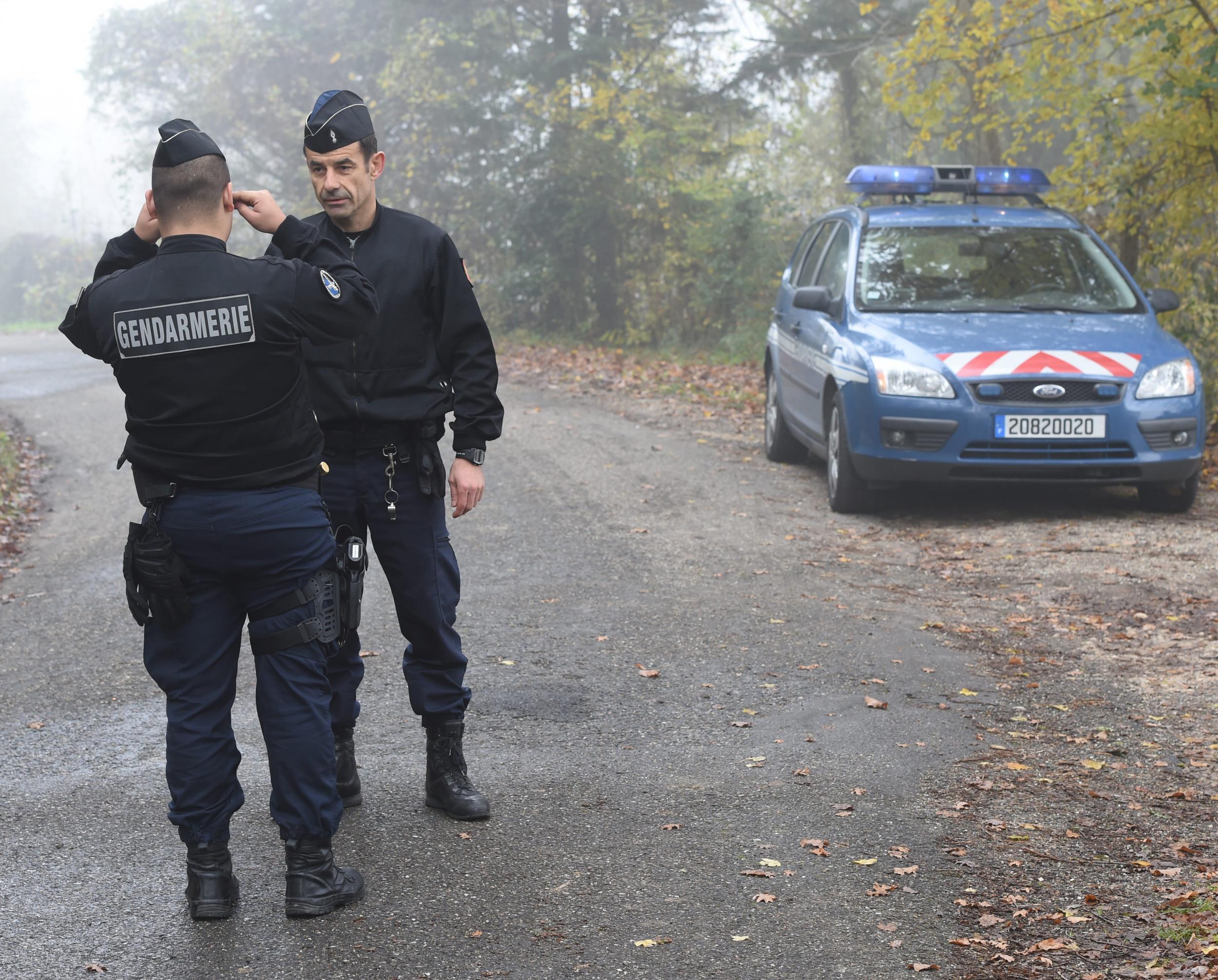 Local police sealed off the road leading to their home in Foulayronnes, south-west France