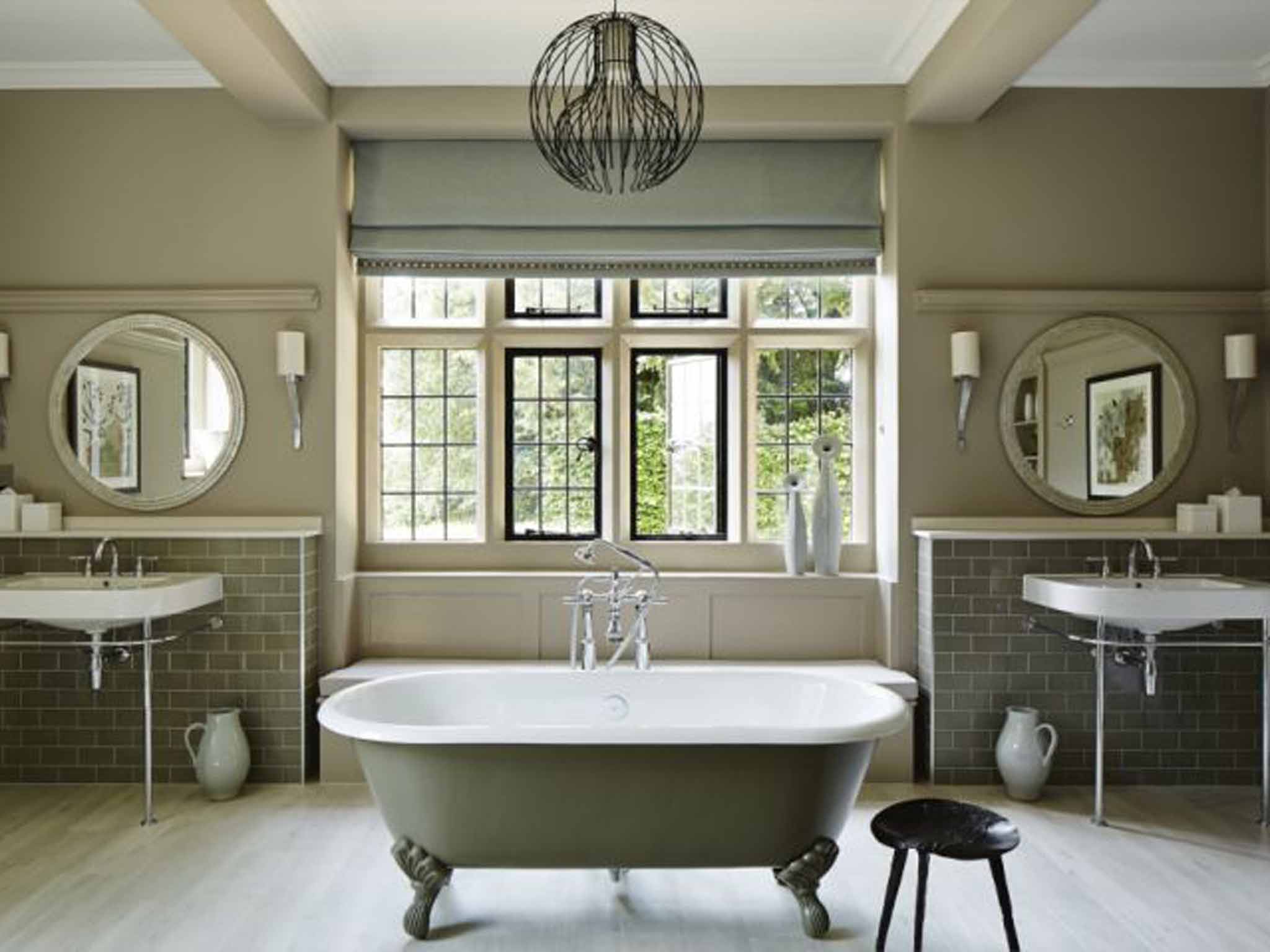 A chic bathroom