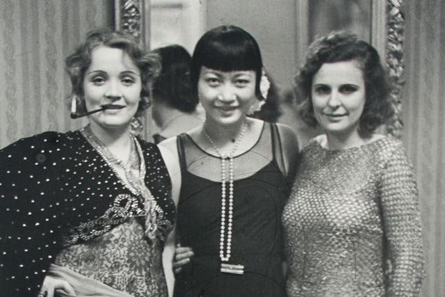 Parallel lives: Marlene Dietrich (left) and Leni Riefenstahl (right), in 1928, in a rare picture together