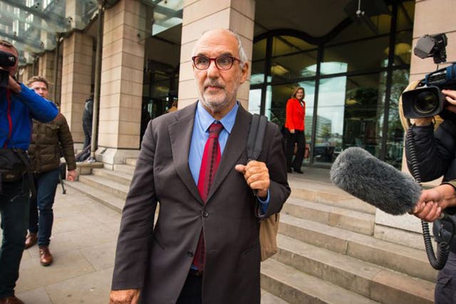 Alan Yentob, leaves Portcullis house after giving evidence on Kids Company to the Commons Public Administration Committee