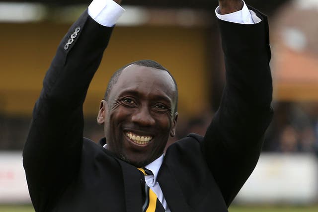 Jimmy Floyd Hasselbaink has taken Burton to the top of League One in his 13 months there
