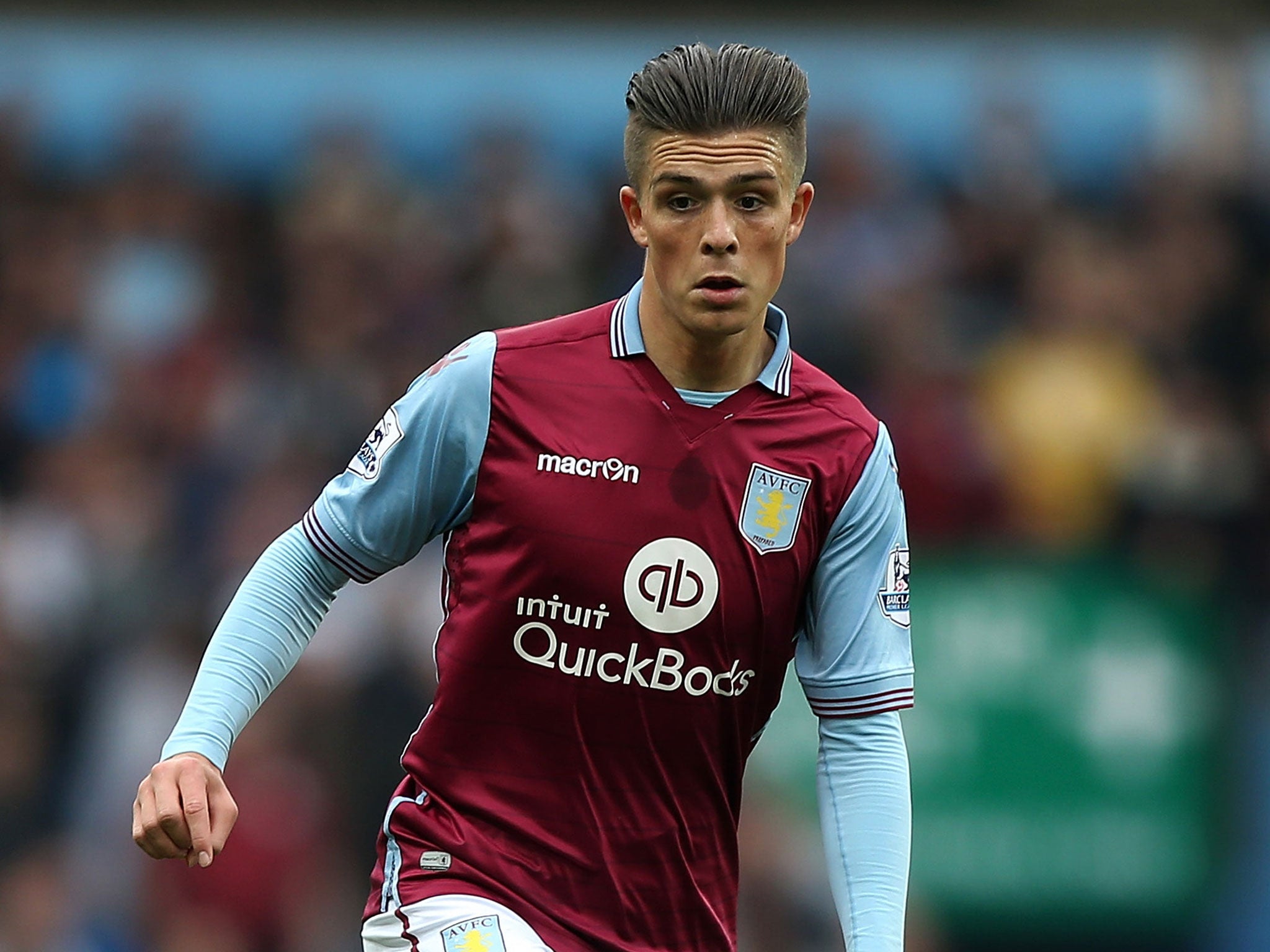 Jack Grealish has been training with the Under-21s rather than the first team