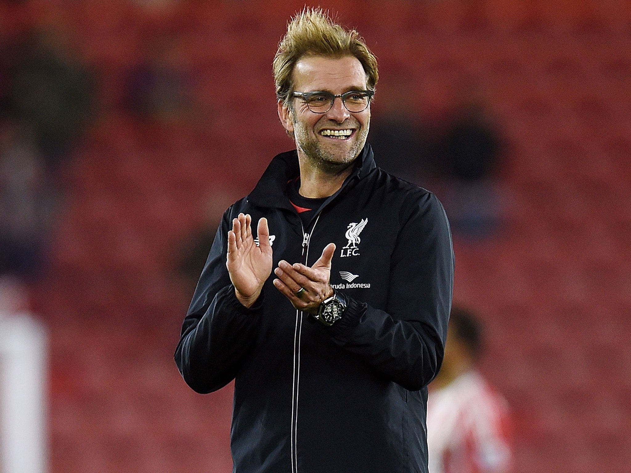 ‘I said to him after the game, “Now I know what everybody is talking about,”’ said Jürgen Klopp