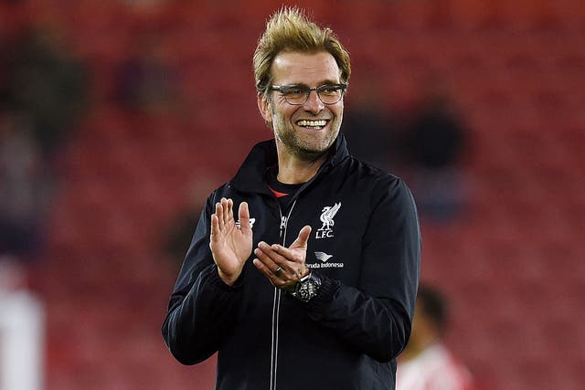‘I said to him after the game, “Now I know what everybody is talking about,”’ said Jürgen Klopp