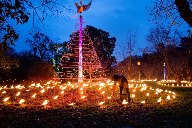 The Royal Botanic Gardens at Kew in London is now offering Christmas for a third time
