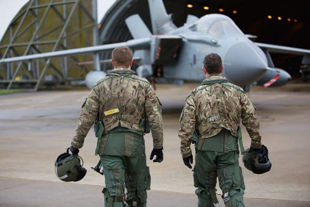 Security officials fear RAF strikes may have heightened potential risk
