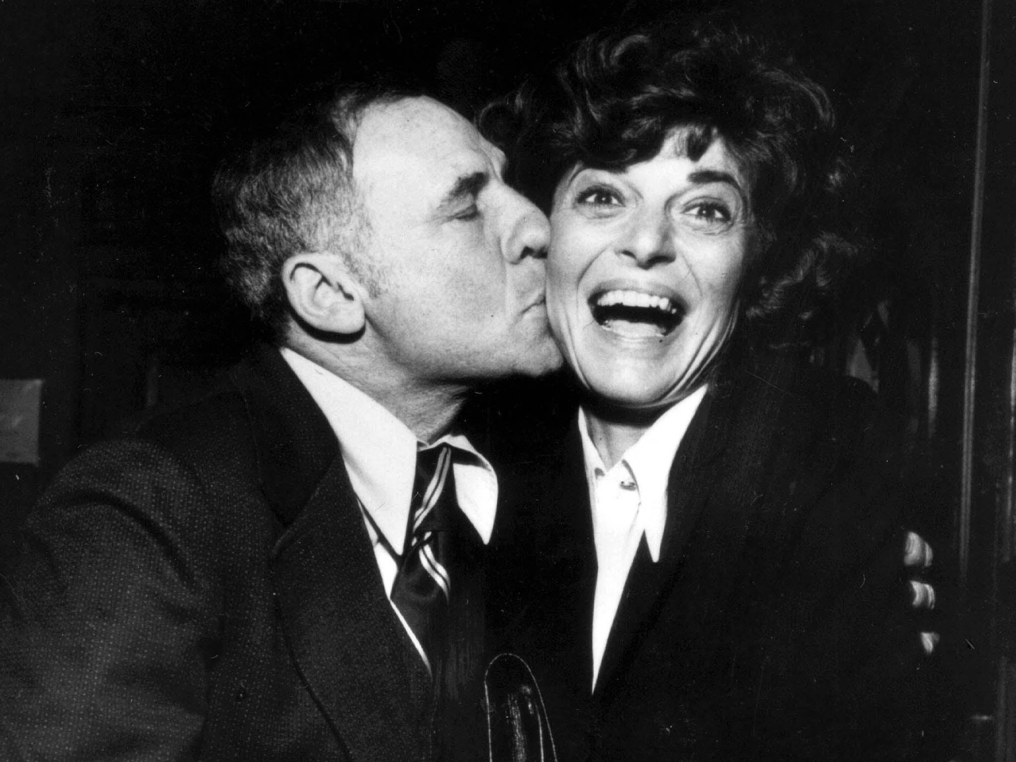 Mel Brooks with wife, Anne Barcroft