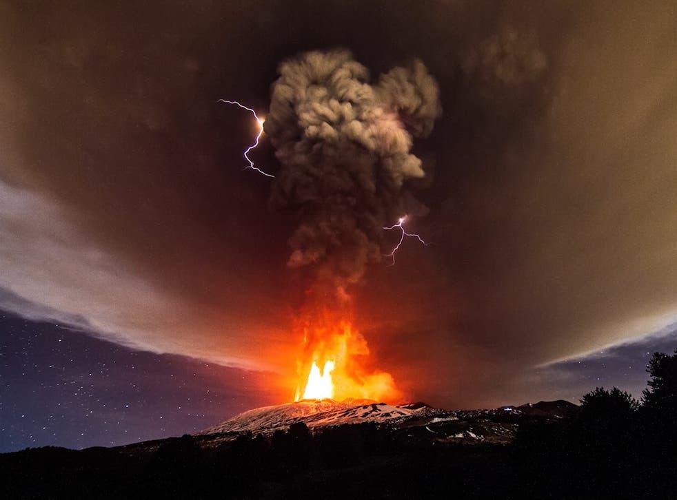 Mount Etna: Incredible video of the volcano erupting for first time in ...