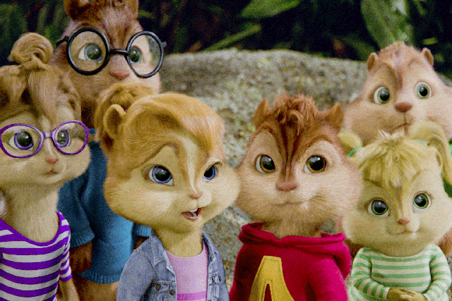 The music from Alvin and the Chipmunks, who are singers in the animation, was played loudly in Bournemouth Coach Station