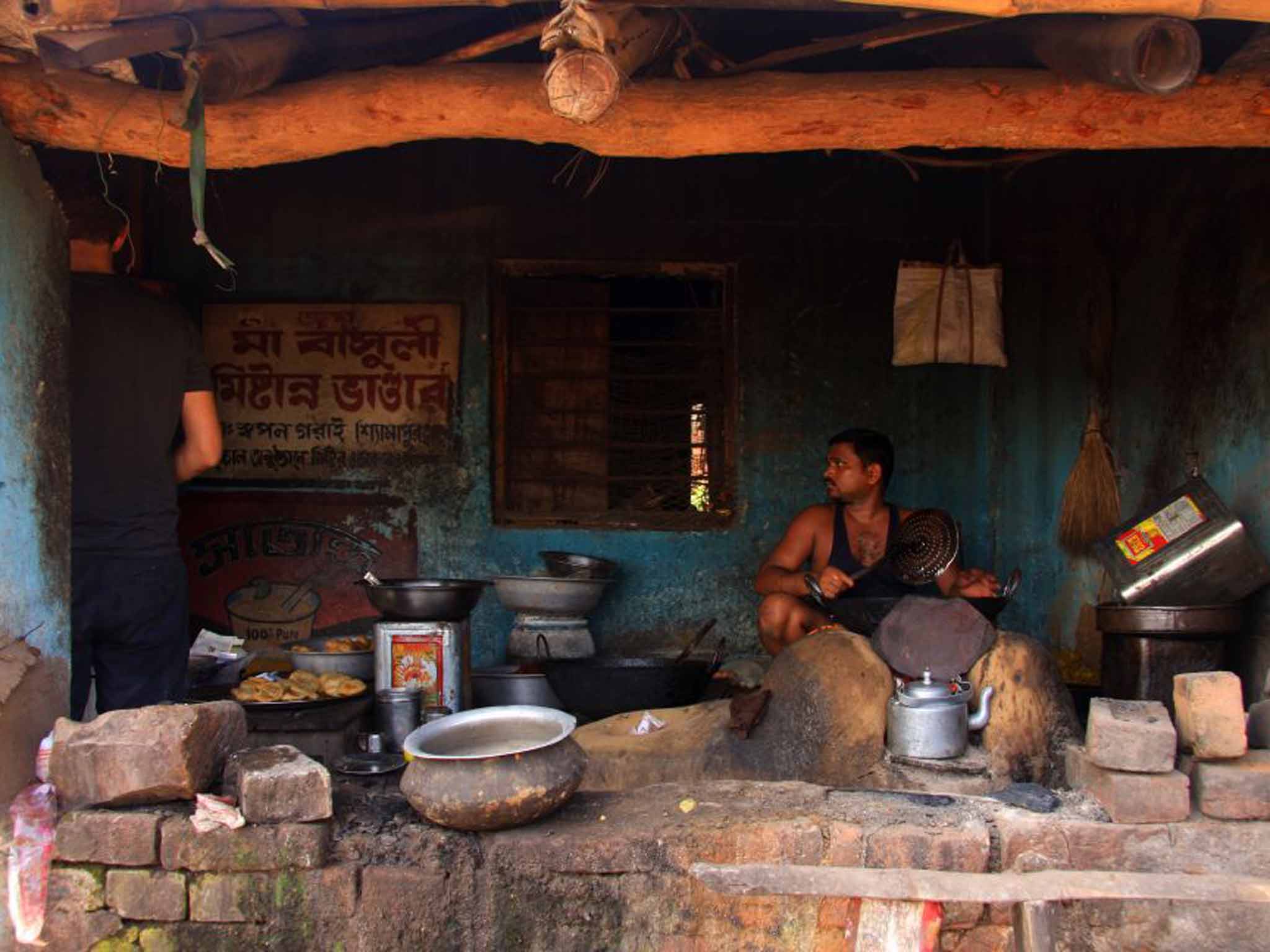 Roadside stall in Bihar