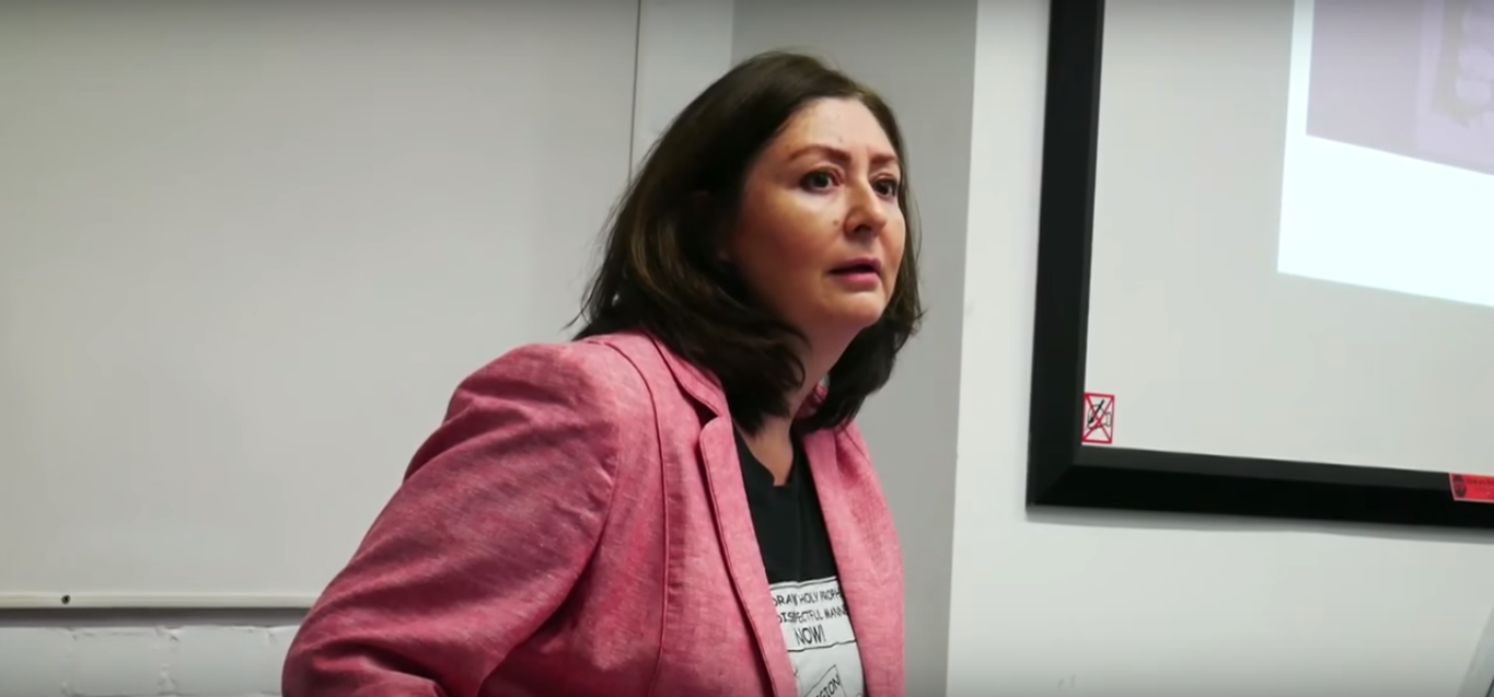 Maryam Namazie, secularist and human rights activist, pictured, is just one of many speakers to have been banned recently from speaking at a university for fear she may have 'incited hatred'