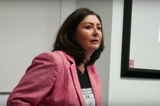 Maryam Namazie, secularist and human rights activist, pictured, is just one of many speakers to have been banned recently from speaking at a university for fear she may have 'incited hatred'